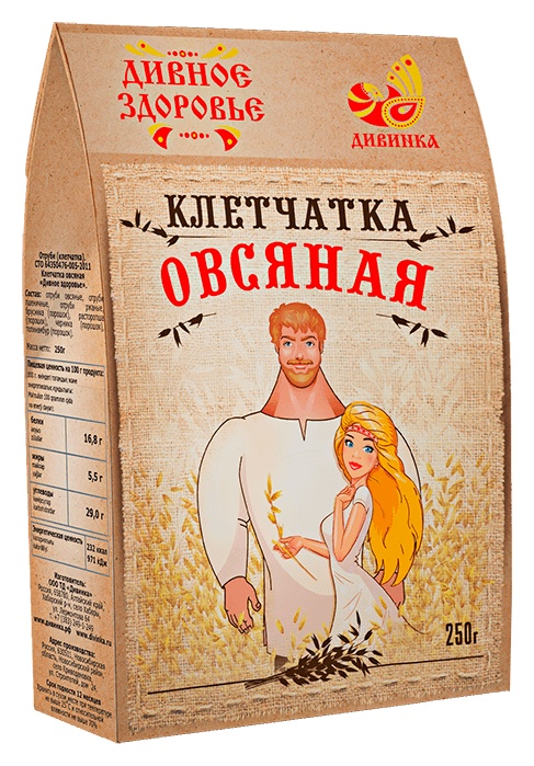 Клетчатка ДИВИНКА Дивное здоровье 250г