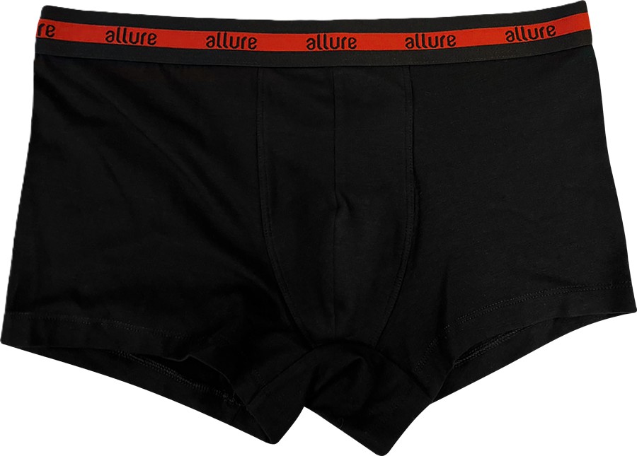 Трусы мужские АЛЛЮР боксеры черно-красные р.50-52 арт.00010