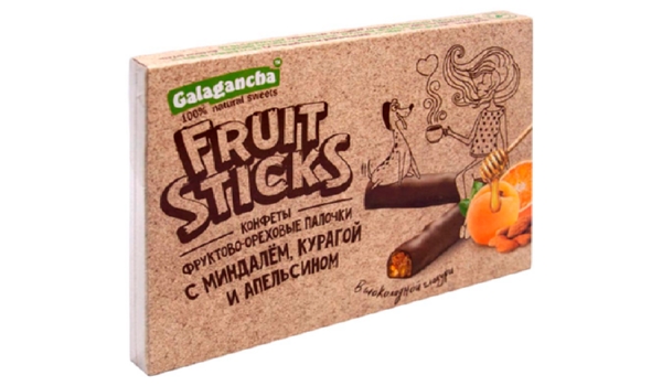 Набор конфет ГАЛАГАНЧА курага миндаль апельсин 175г