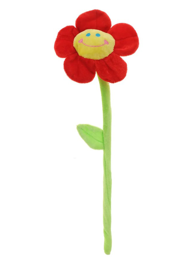 Игрушка мягкая СФЕРА Цветок с улыбкой 32см