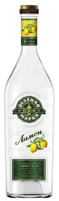 Настойка ЗЕЛЕНАЯ МАРКА Лимонная 29% ст/б 0.5л
