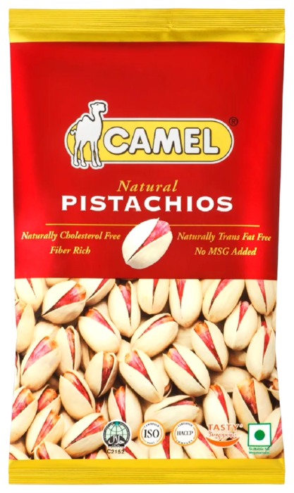 Фисташки КЭМЭЛ печеные подсоленые 36г