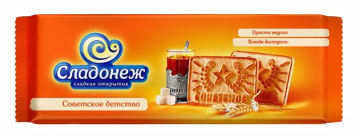 Печенье СЛАДОНЕЖ Советское детство 310г