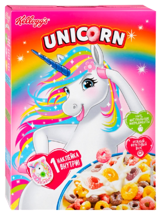 Радужные колечки КЕЛЛОГГ с фруктовым вкусом карт/уп 195г