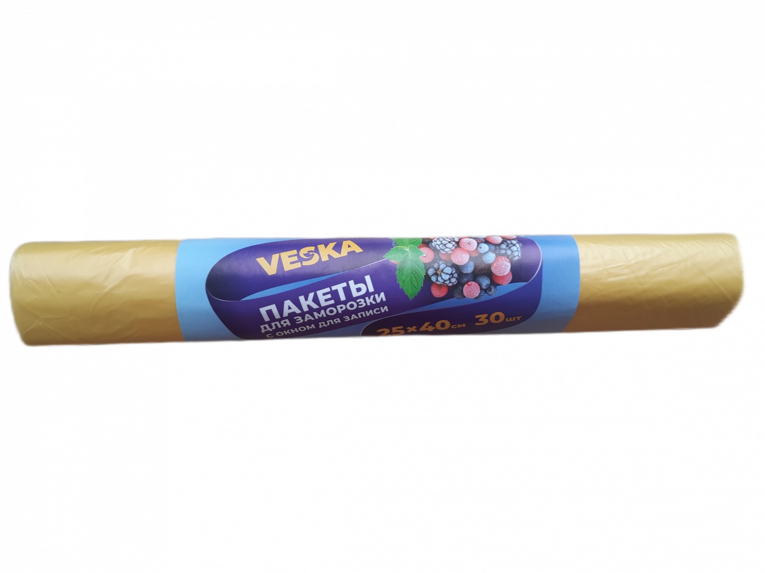 Пакеты для заморозки ВЕСКА с окном для записи 30шт