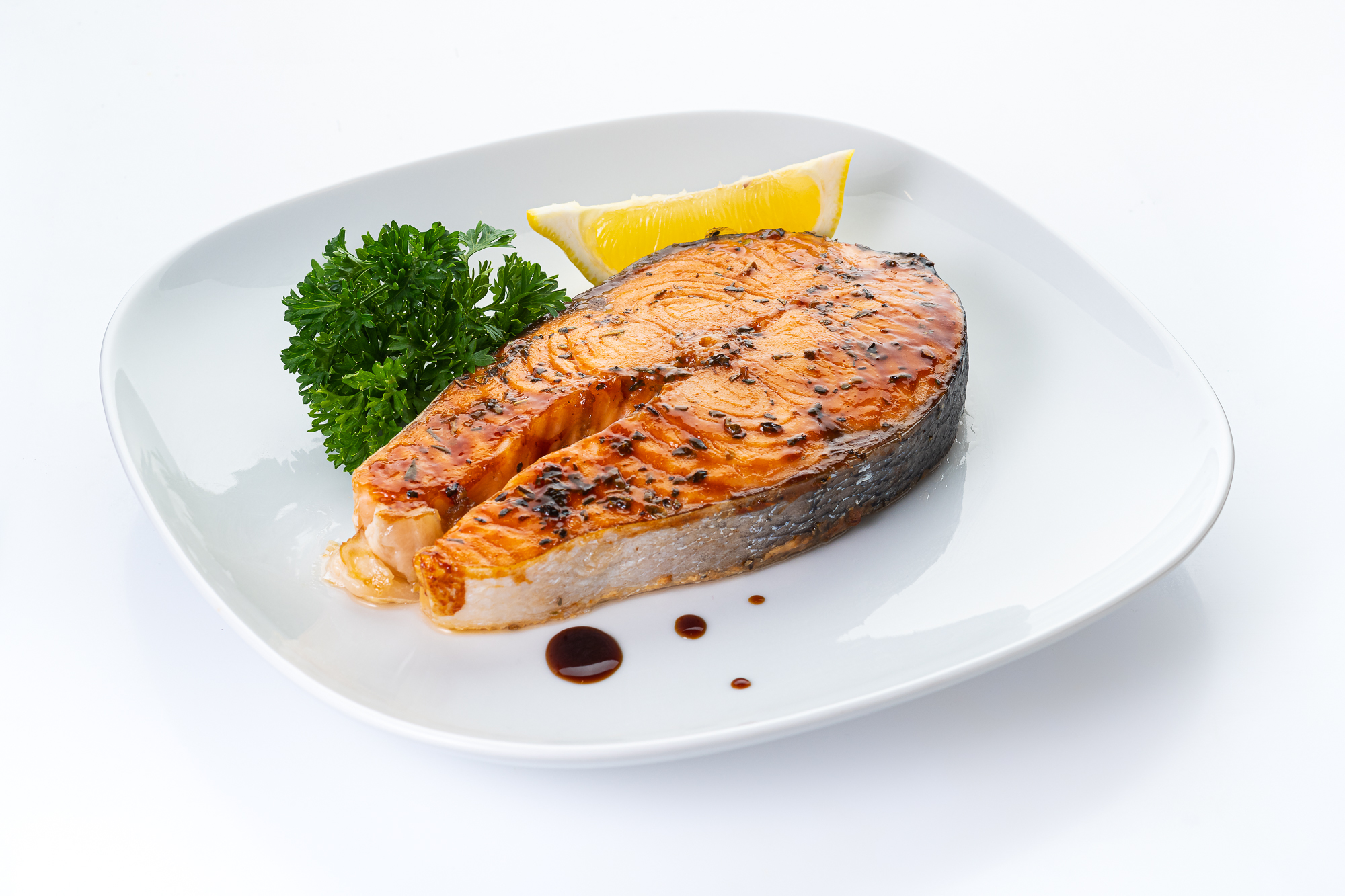 Стейк из лосося