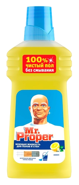 Средство мытья для полов МР.ПРОПЕР Лимон 500мл