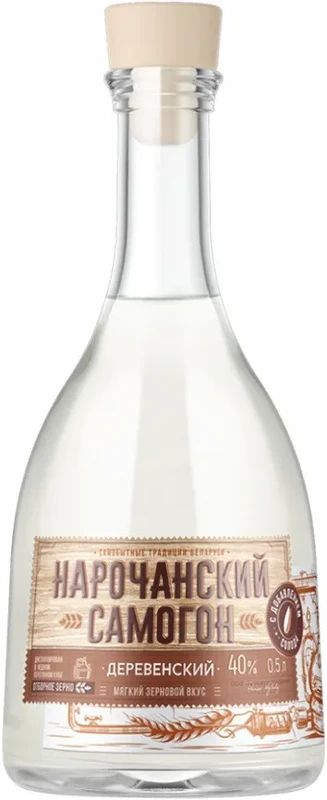 Напиток спиртной НАРОЧАНСКИЙ САМОГОН Деревенский 40% ст/б 0.5л