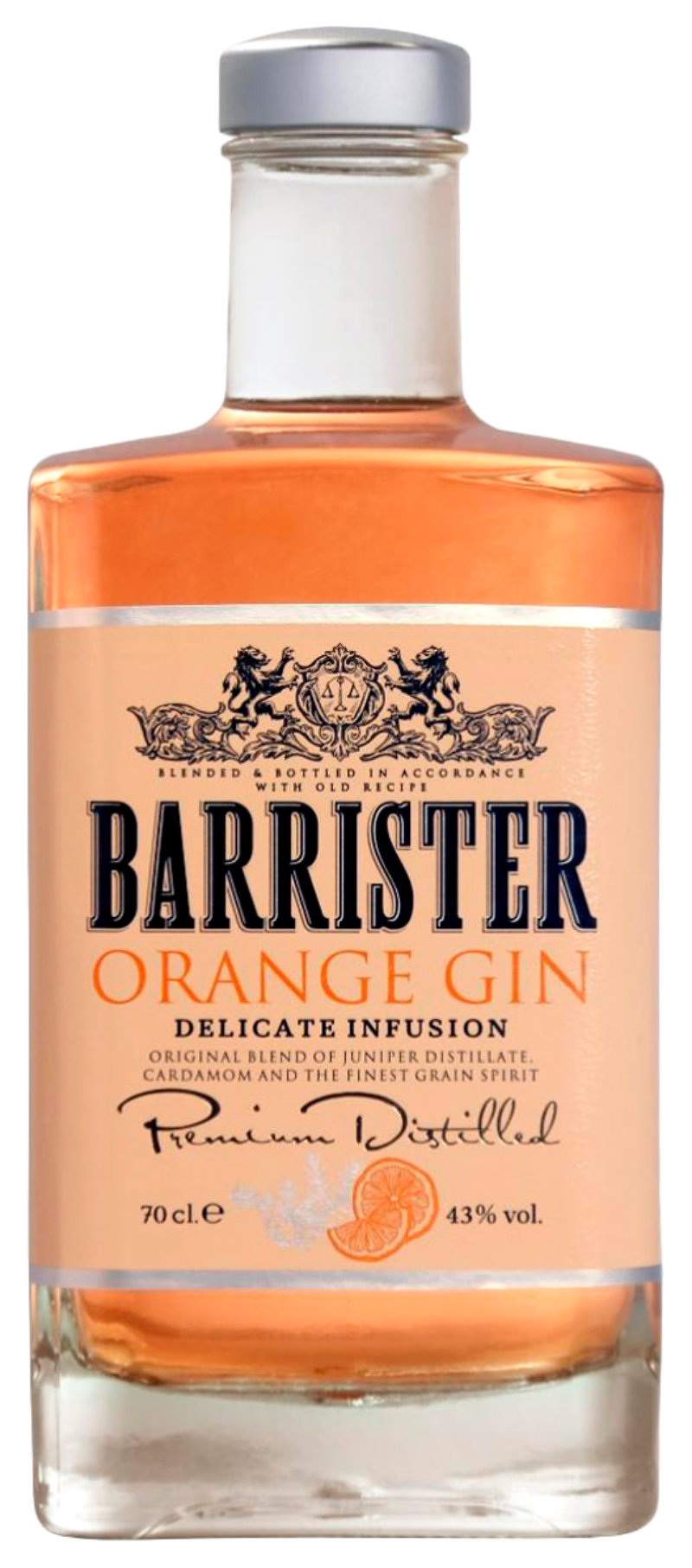 Джин БАРРИСТЕР Оранж 43% ст/б 0.7л
