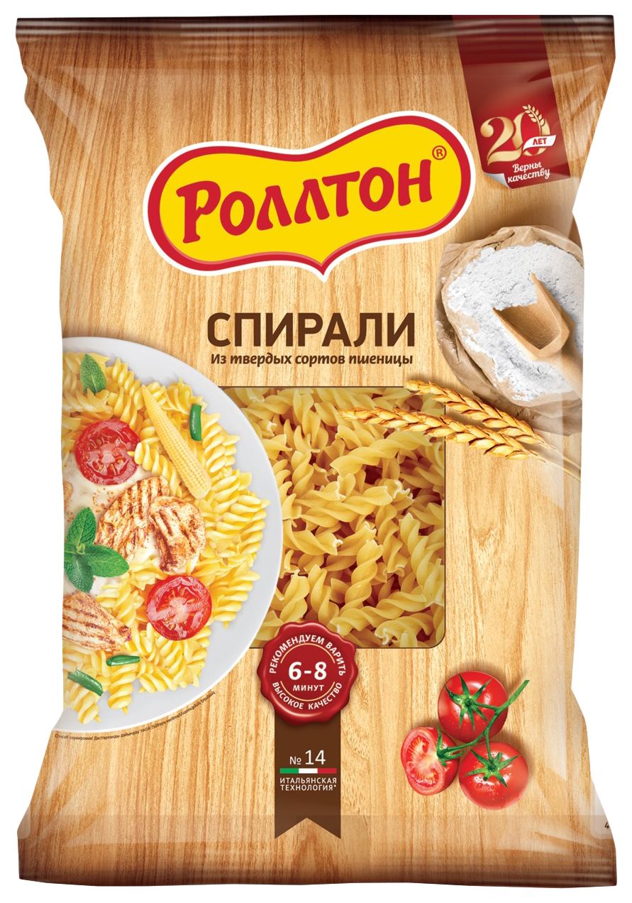 Мак.изделия РОЛЛТОН Спирали м/у 400г