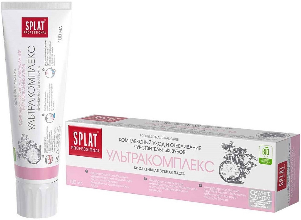 Зубная паста СПЛАТ Профешнл Ультра комплекс 130г