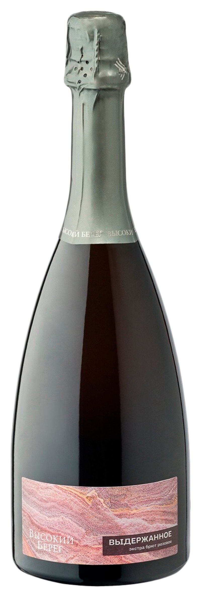 Игристое вино ВЫСОКИЙ БЕРЕГ Экстра розовое брют 11-13% ст/б 0.75л