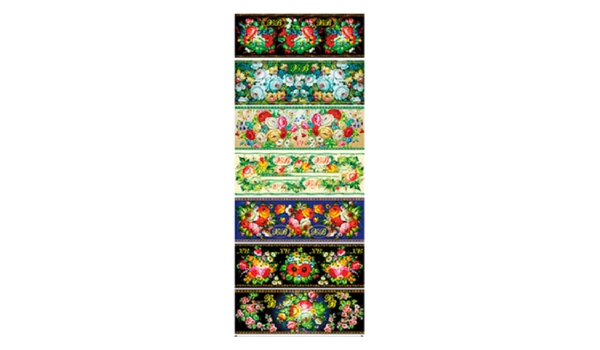 Термопленка пасхальная СВЕТЛЫЙ ПРАЗДНИК Жостово 7шт