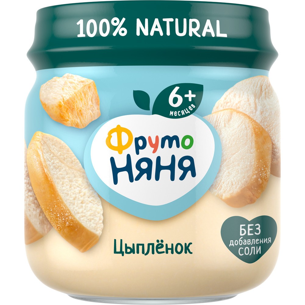 Пюре ФРУТОНЯНЯ цыпленок ст/б 80г