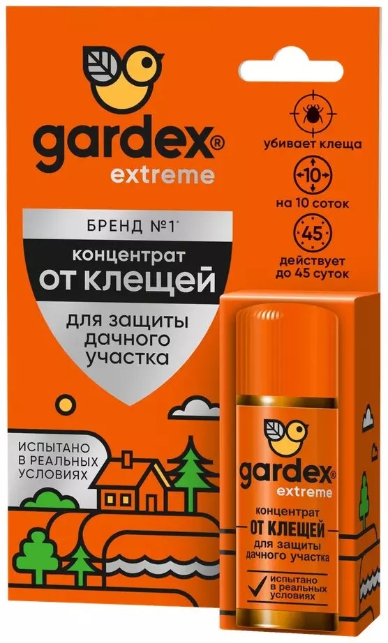 Концентрат ГАРДЕКС Экстрим для защиты территории от клещей 50мл