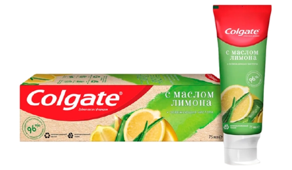 Зубная паста КОЛГЕЙТ Натуралс освежающая чистота с маслом лимона 75мл