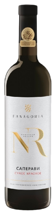 Вино ФАНАГОРИЯ Номерной Резерв Саперави Фанагории красное сух 12-14% 0.75л