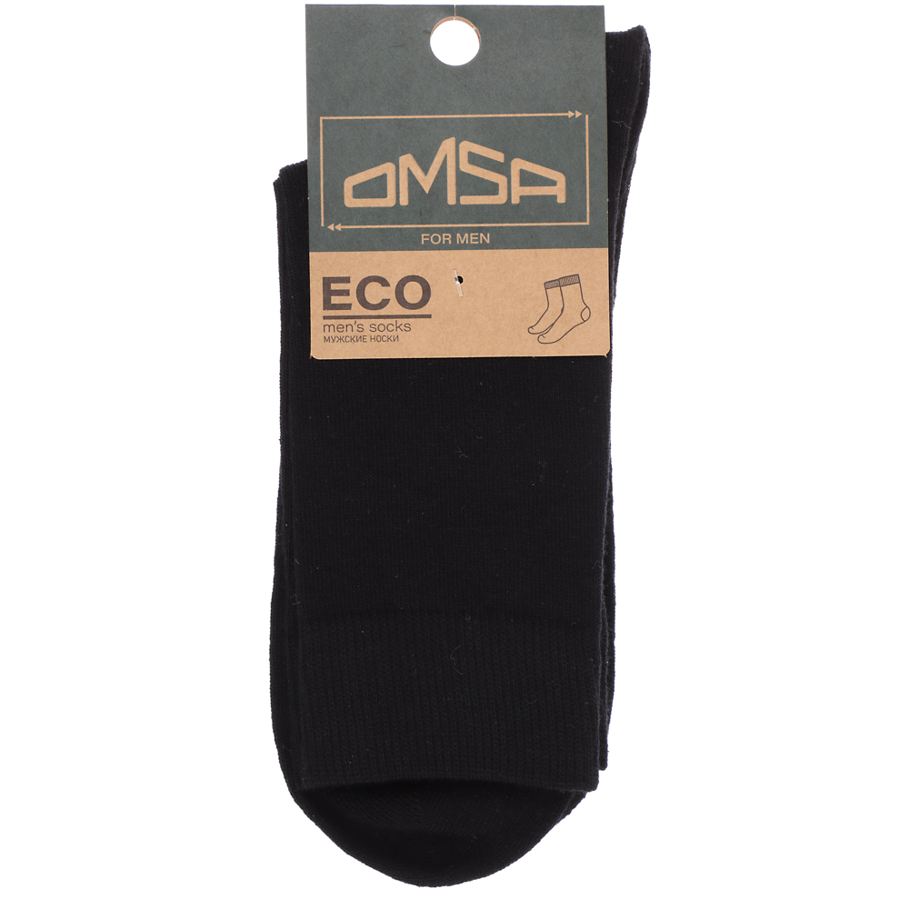 Носки мужские ОМСА Эко черные р.29-31 арт.403