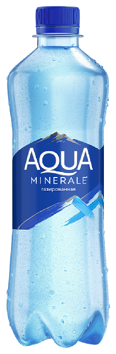 Питьевая вода АКВА МИНЕРАЛЕ газированная 0.5л