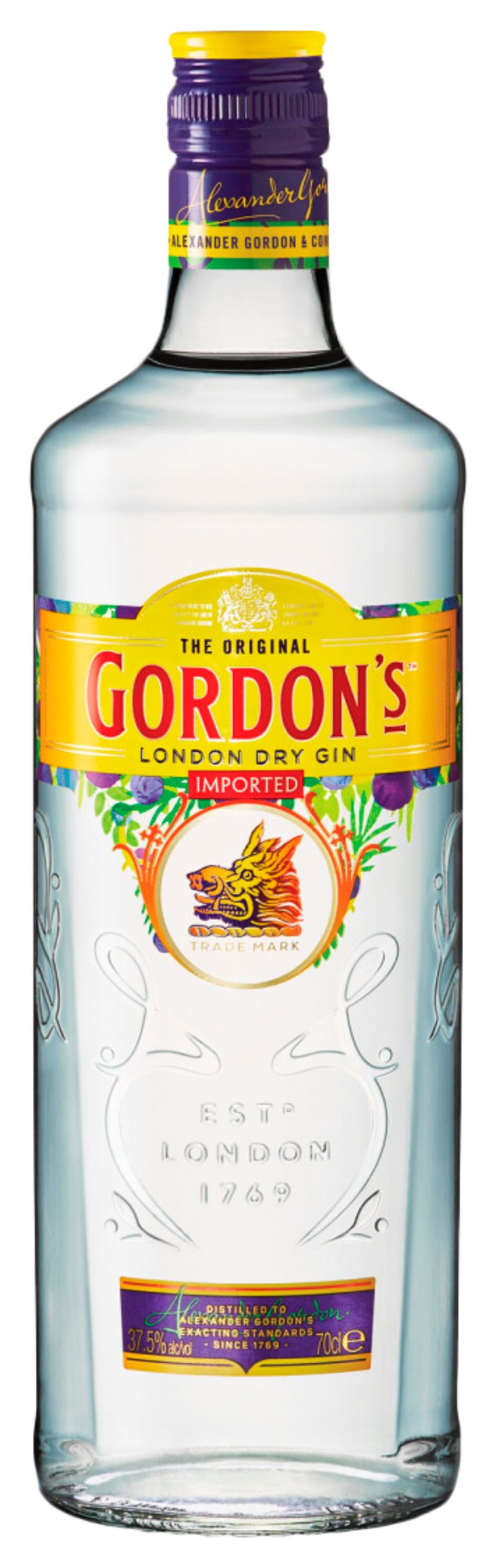 Джин ГОРДОНС Лондон Драй 37.5% ст/б 0.7л