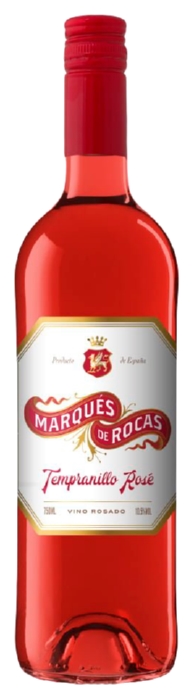 Вино МАРКЕС ДЕ РОКАС Темпранильо Розе розовое сух 11% ст/б 0.75л