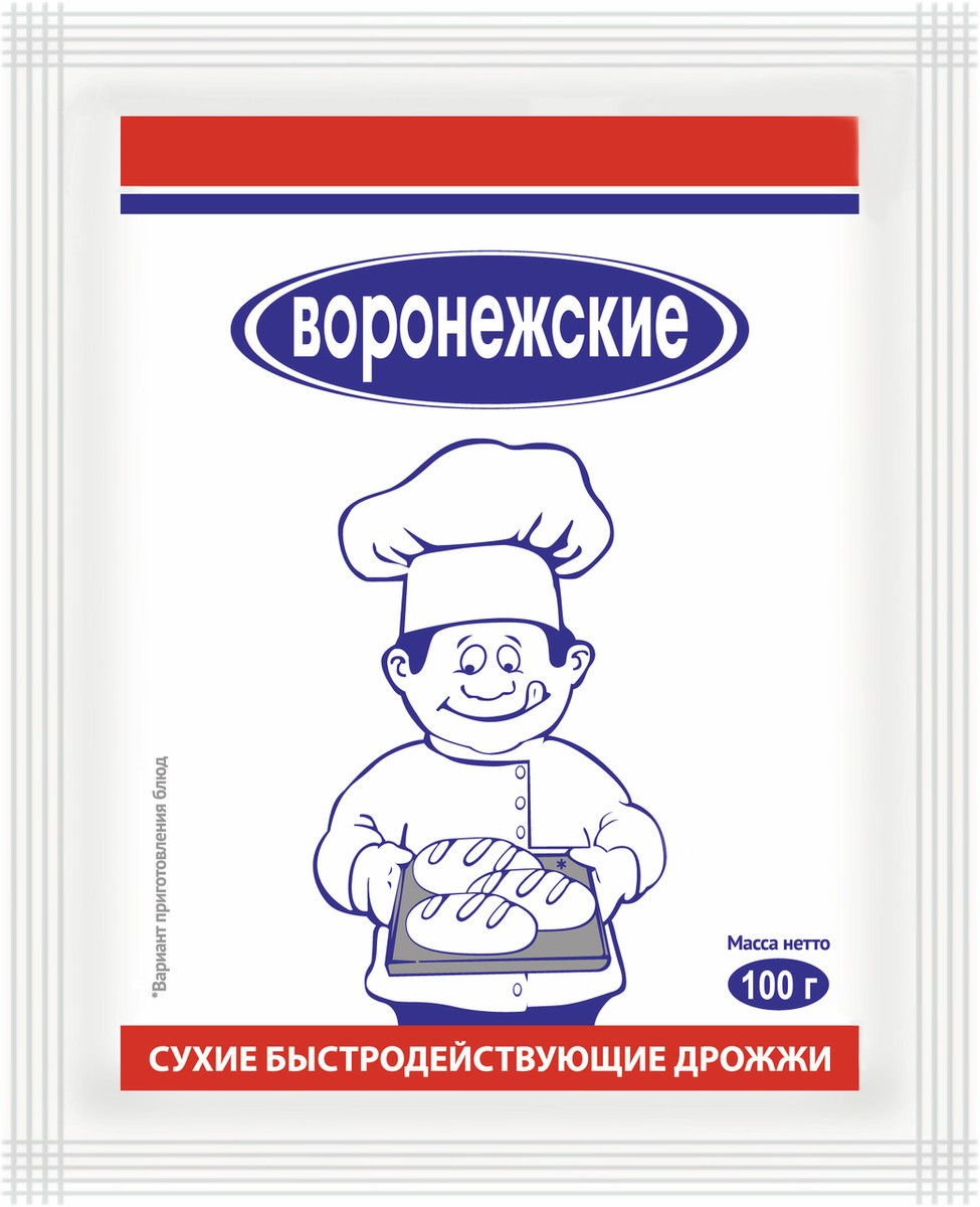 Дрожжи ВОРОНЕЖСКИЕ быстродействующие 100г