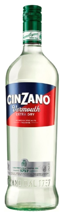 НВ Вермут ЧИНЗАНО Экстра Драй 14.8% ст/б 1л