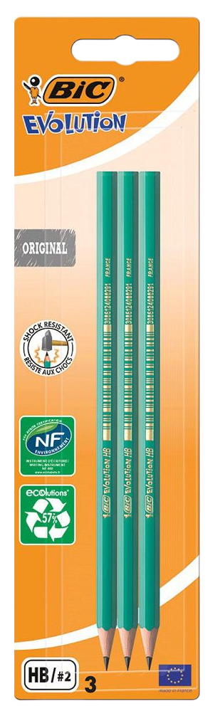 Карандаш БИК Эволюшн 3шт