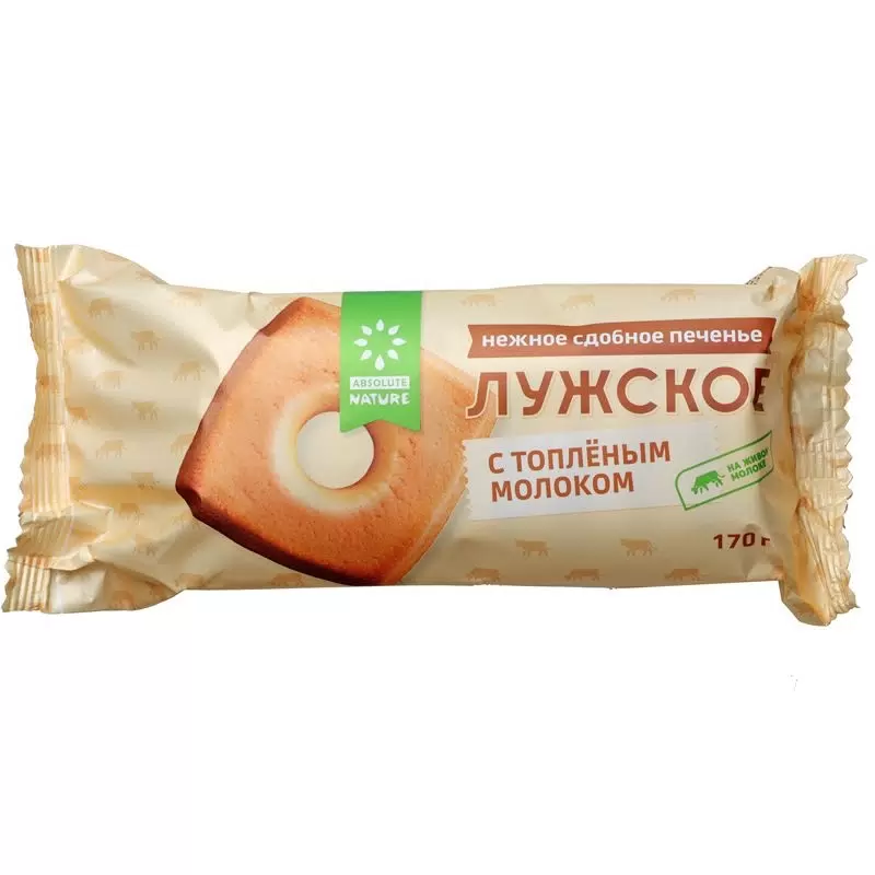 Печенье ЛУЖСКОЕ с топленым молоком 170г
