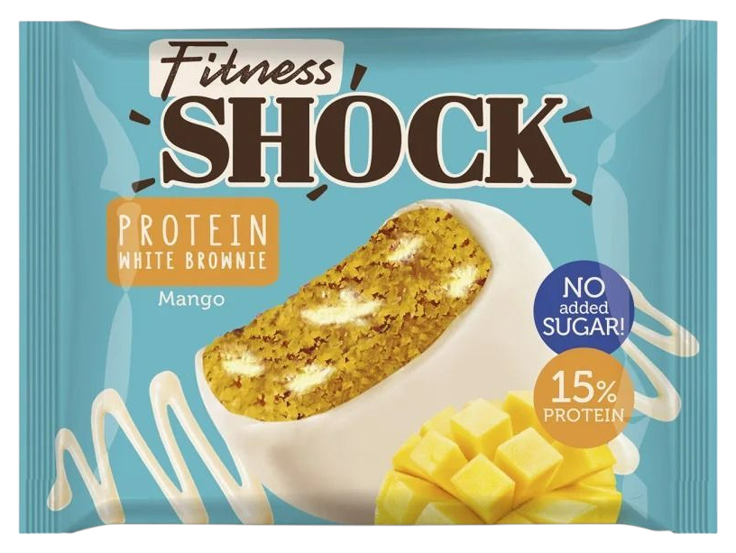 Печенье ФИТНЕС ШОК Брауни манго 50г