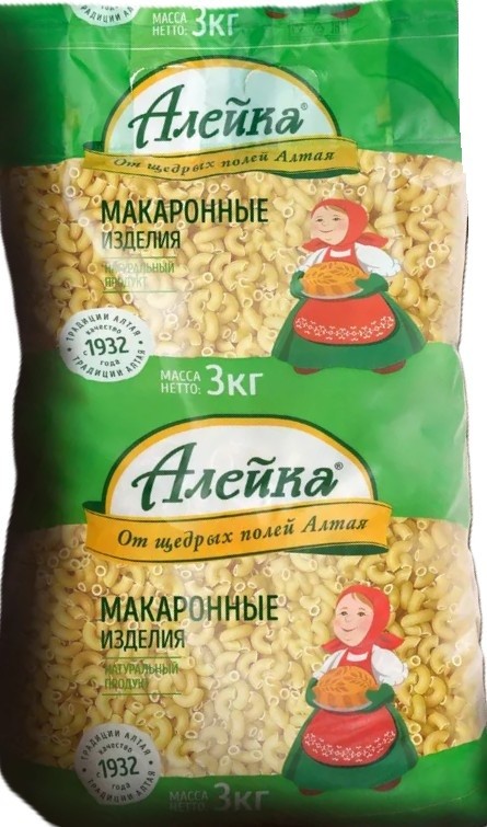 Мак.изделия АЛЕЙКА Рожки м/у 3кг