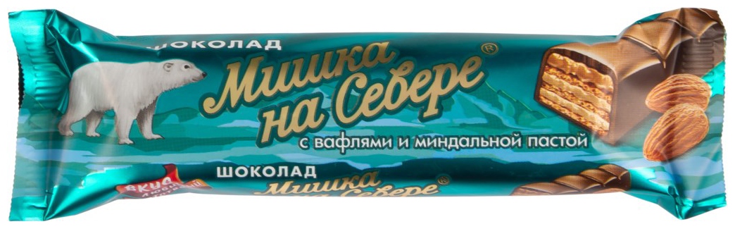 Батончик ФАБРИКА им.КРУПСКОЙ Мишка на севере 40г