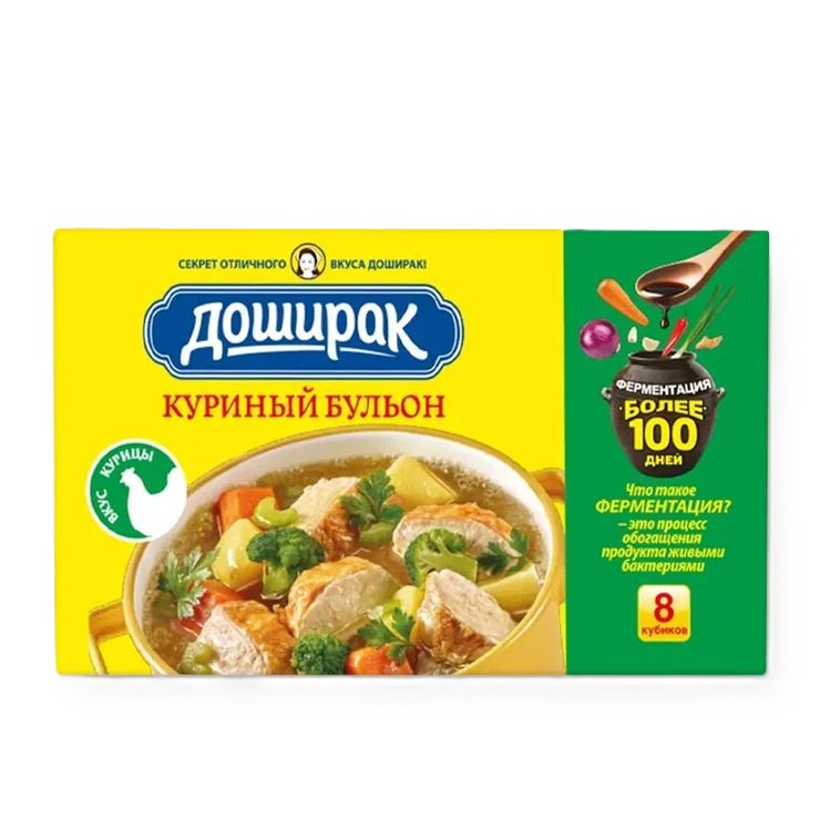 Бульон ДОШИРАК Куриный м/у 80г