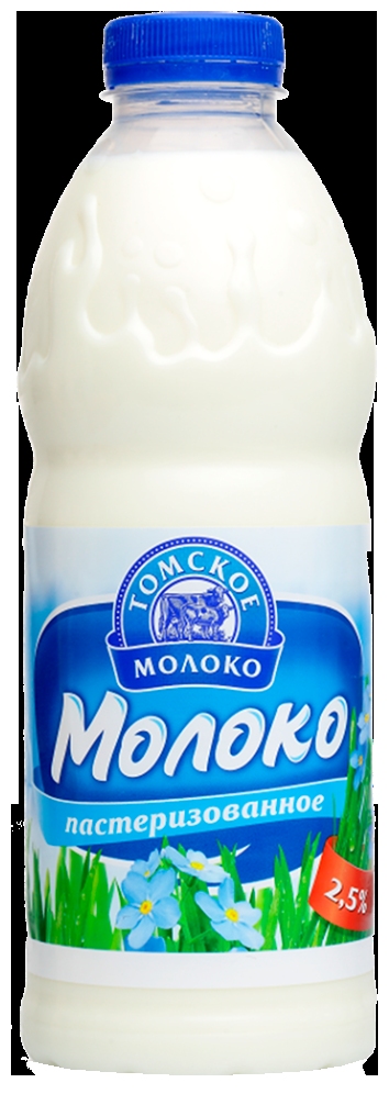Молоко ТОМСКОЕ МОЛОКО пастер бзмж 2.5% пэт 900г