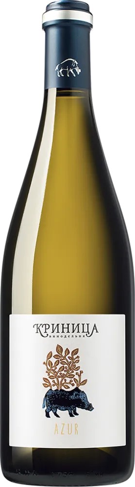 Вино КРИНИЦА Азюр белое сух 12% ст/б 0.75л