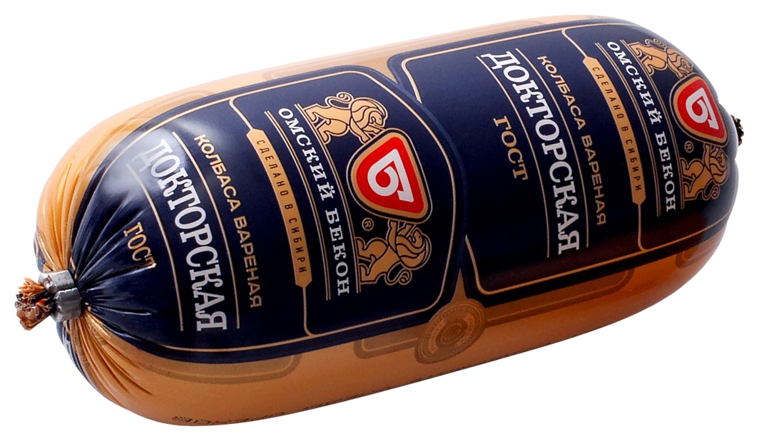 Колбаса ОМСКИЙ БЕКОН Докторская 450г
