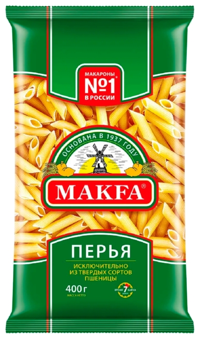 Мак.изделия МАКФА Перья любительские м/у 400г