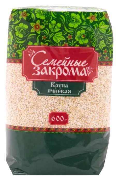 Ячневая крупа СЕМЕЙНЫЕ ЗАКРОМА м/у 600г