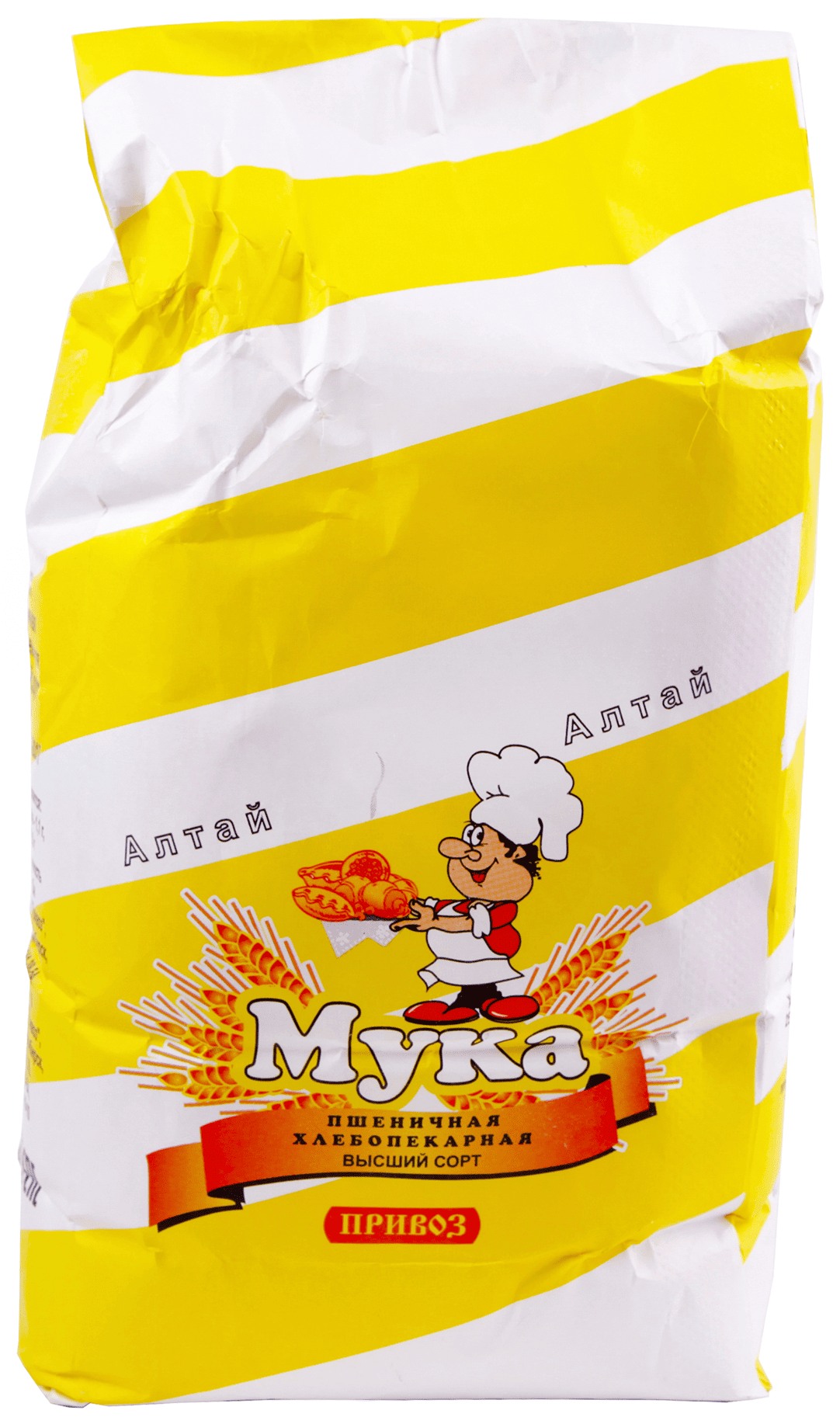 Мука ПРИВОЗ пшеничная в/с м/у 2кг