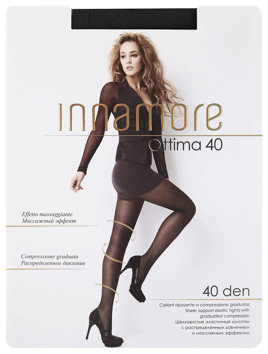 Колготки ИННАМОРЕ Оттима 40ден неро 3