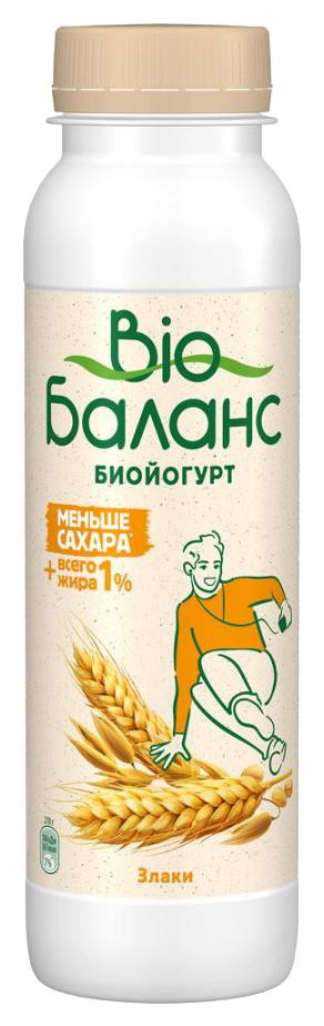 Биойогурт БИО-БАЛАНС со злаками бзмж 1% 270г