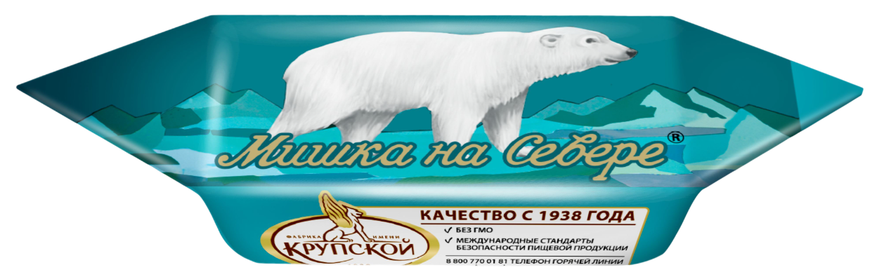 Конфеты ФАБРИКА им.КРУПСКОЙ Мишка на севере весовые