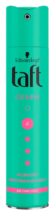Лак для волос ТАФТ Объем №4 225мл
