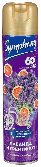 Освежитель воздуха СИМФОНИЯ Лаванда и грейпфрут 300мл
