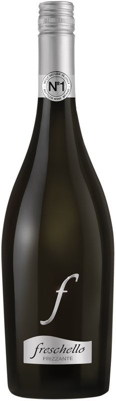 Игристое вино ФРЕСКЕЛЛО Фризанте Бьянко белое жемчужное сух 10.5% ст/б 0.75л