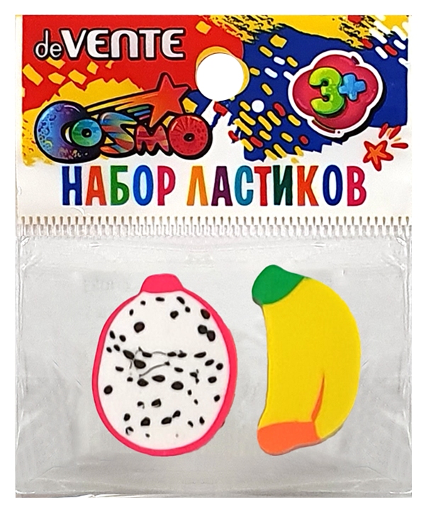 Ластик ДЕВЕНТЕ Фрукт 2шт