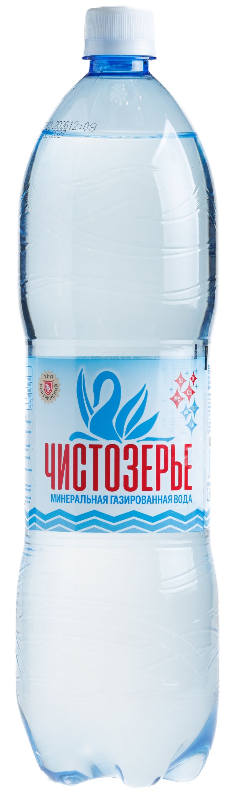 Мин.вода ЧИСТОЗЕРЬЕ лечебно-столовая газированная 1.5л