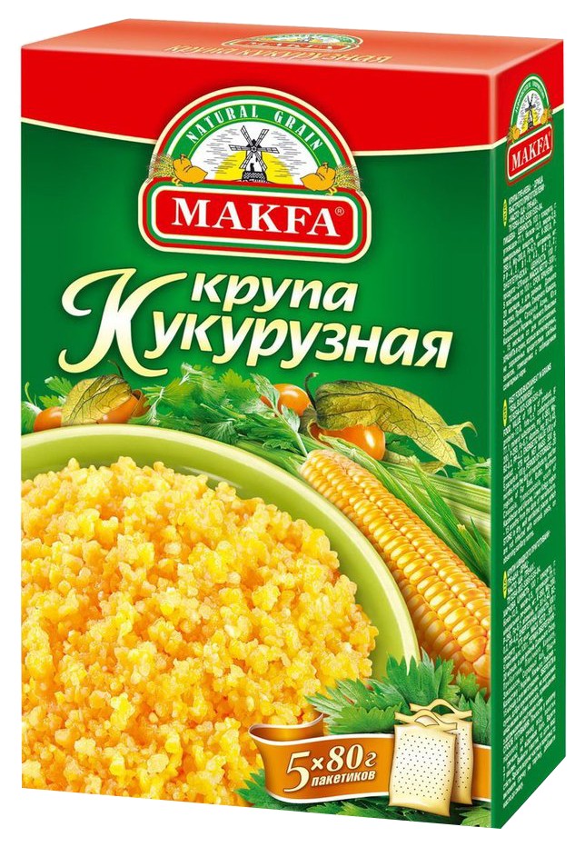 Кукурузная крупа МАКФА карт/уп 400г