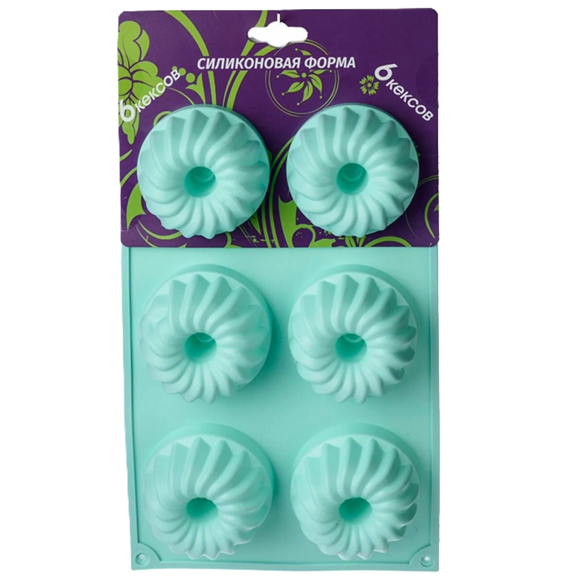 Форма силиконовая для кексов 29*17см арт.525440