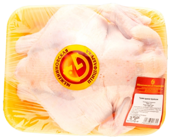 Цыплята бройлеры МЕЖЕНИНОВСКАЯ ПФ охл 1кг